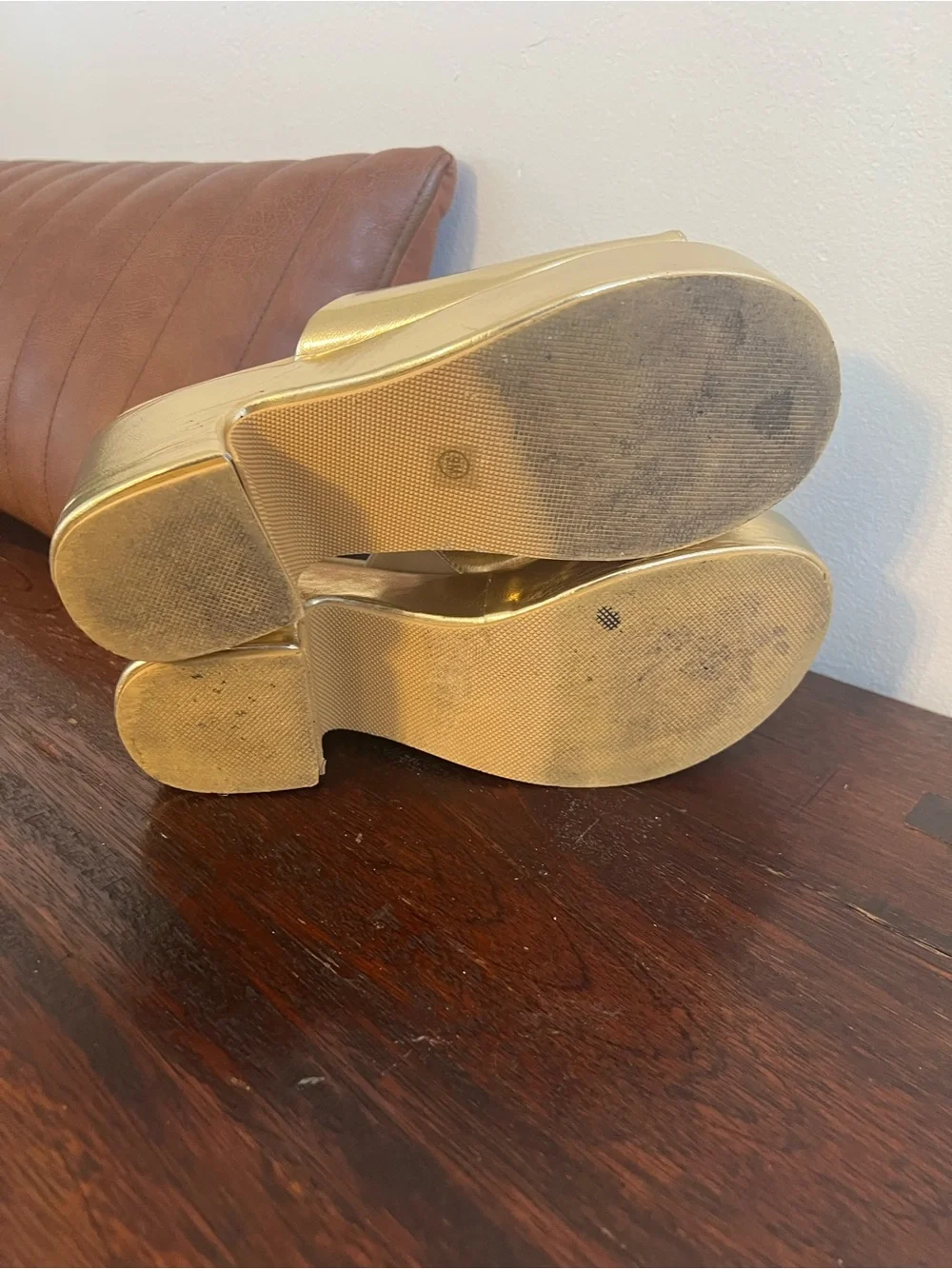 Anthropologie platform open gold